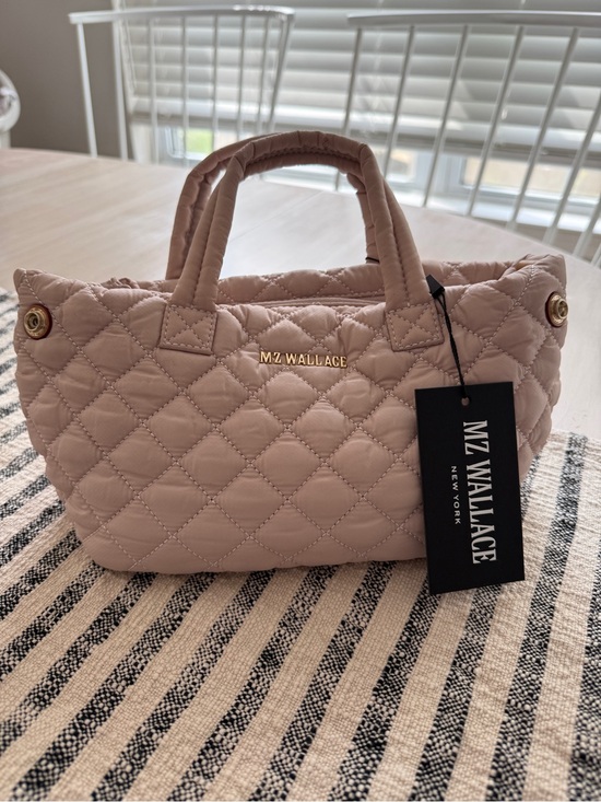 MZ Wallace Handbags - MZ Wallace City Pink Mini City Tote